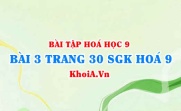 Bài 3 trang 30 SGK Hoá 9: Tính chất Hoá học của Canxi hiđroxit...